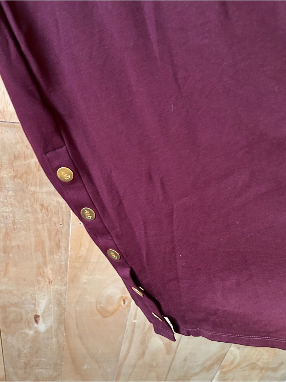 Lauren Ralph Lauren Women’s Plus Size 2X Shift Dress Burgundy Purple Gold #3592 - Picture 3 of 9